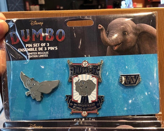 Disney Dumbo Live Action Pin Set