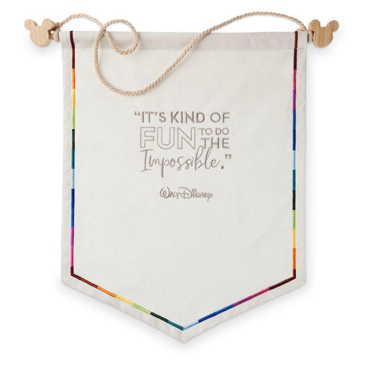 Disney Wisdom Canvas Pennant Trading Pin Holder