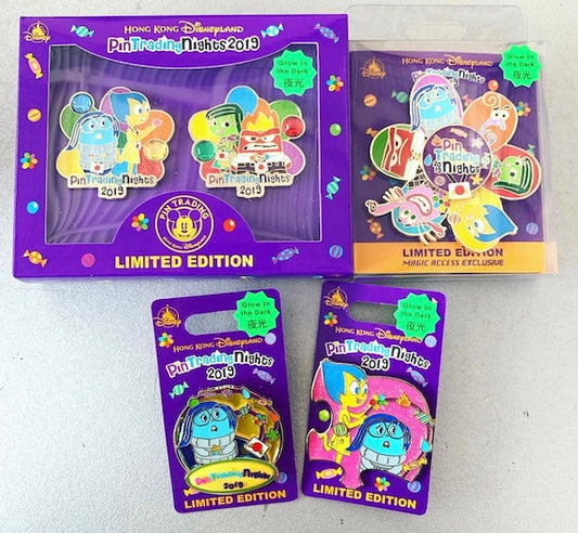 HKDL January 2019 Pin Trading Night Inside Out Pins
