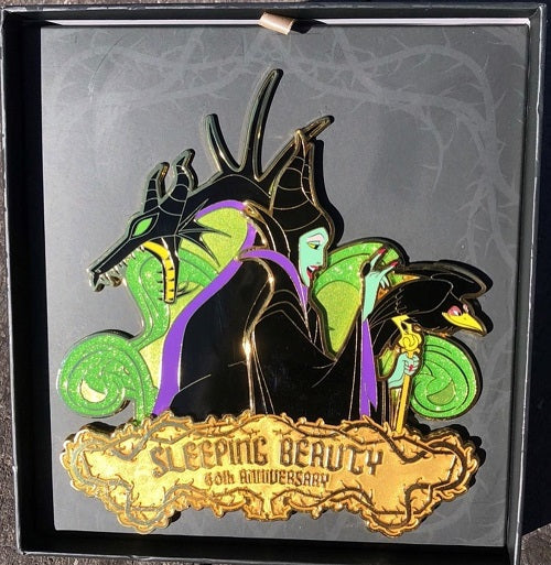 Maleficent Sleeping Beauty 60th Anniversary WDI Jumbo Pin