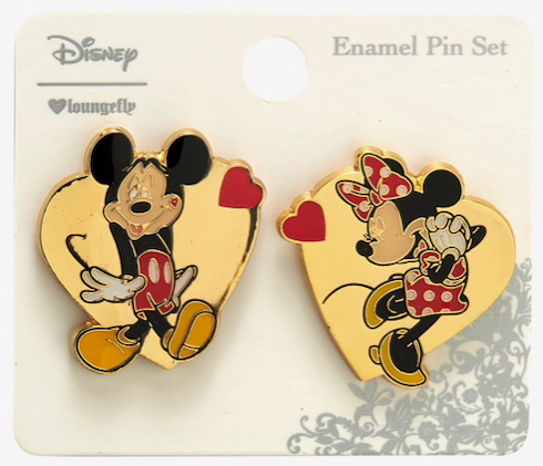 Mickey Mouse & Minnie Mouse BoxLunch Disney Pin Set