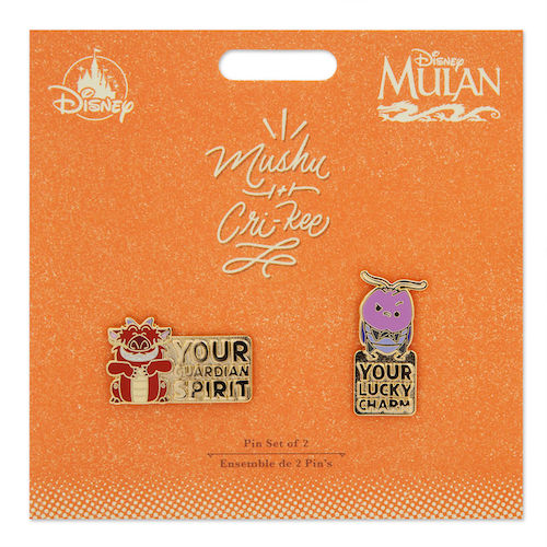 Mushu and Cri-Kee Disney Duos Pin Set