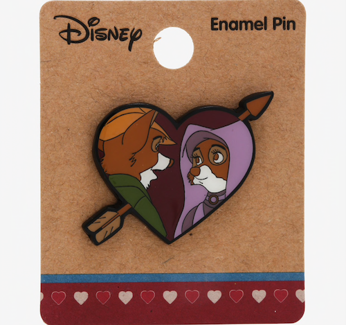 Robin Hood & Maid Marian Heart Pin BoxLunch Disney Pin