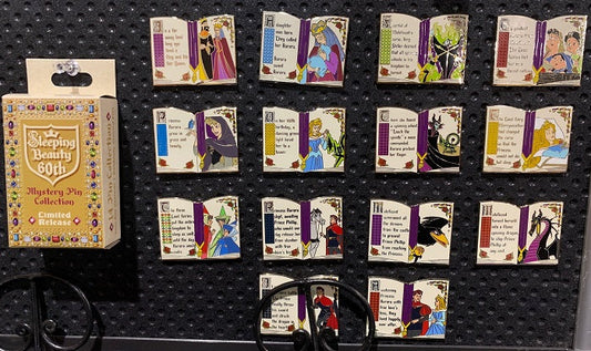 Sleeping Beauty 60th Mystery Pin Collection