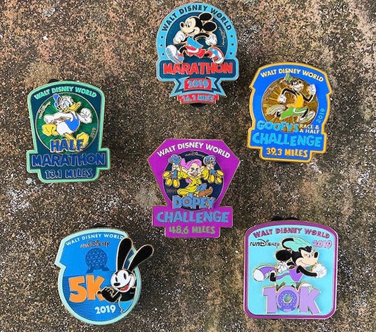 Walt Disney World Marathon Weekend 2019 Pins