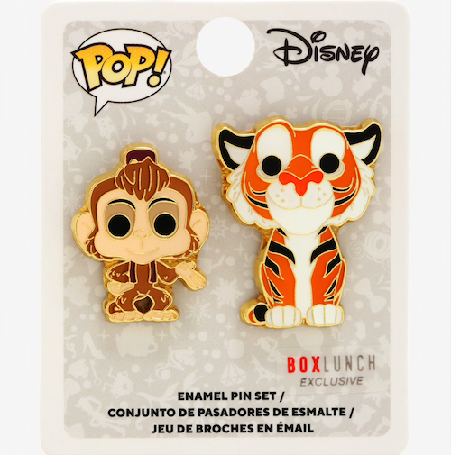 Abu & Raja Funko Pop! Disney BoxLunch Pin Set
