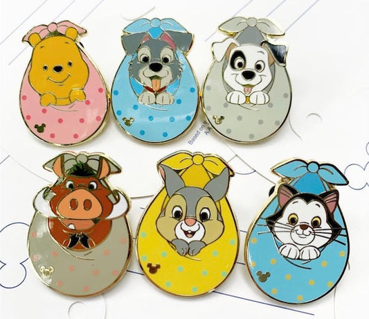 Baby HKDL Hidden Mickey Game Pins