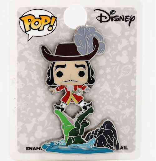 Captain Hook Funko Pop! Disney BoxLunch Pin