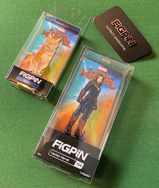 Captain Marvel FiGPiN Pins