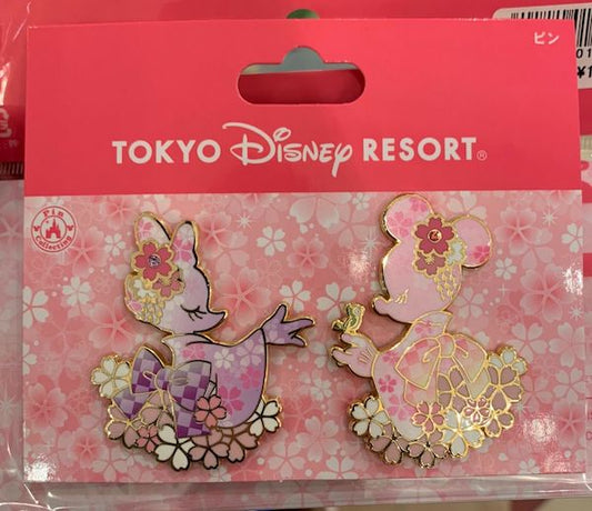 Cherry Blossom Tokyo Disney 2019 Pin Set
