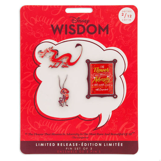 Mushu Disney Wisdom Pin Set