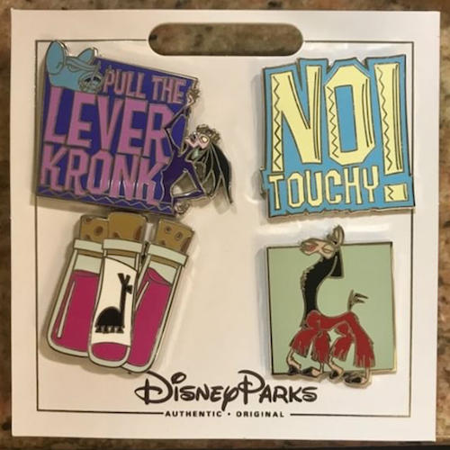 The Emperor's New Groove Pin Set