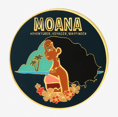 Disney Moana Characteristics Enamel Pin