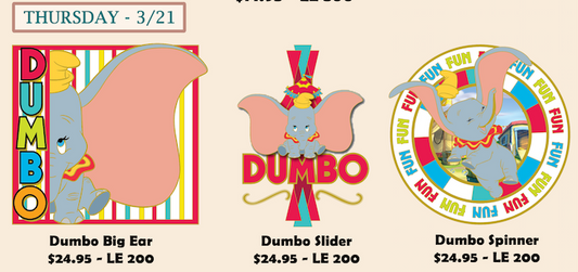 Dumbo Disney Employee Center Pins