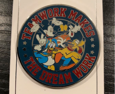 Teamwork Cast Member Pin