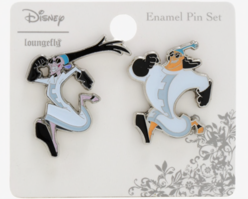 Yzma and Kronk Lab Coat BoxLunch Disney Pin Set