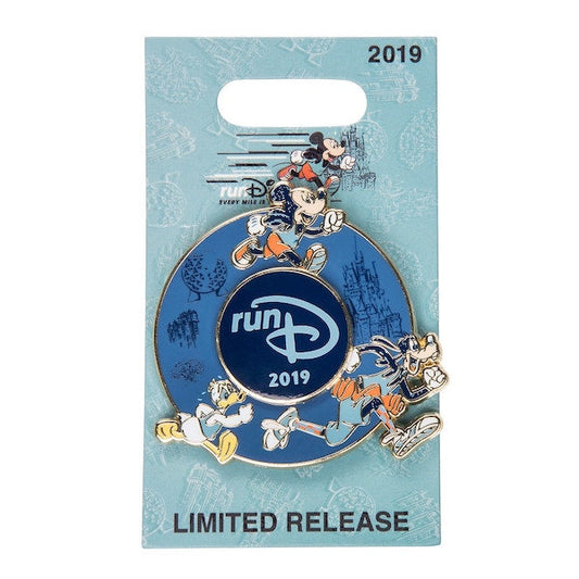 Mickey Mouse and Friends runDisney 2019 Spinner Pin