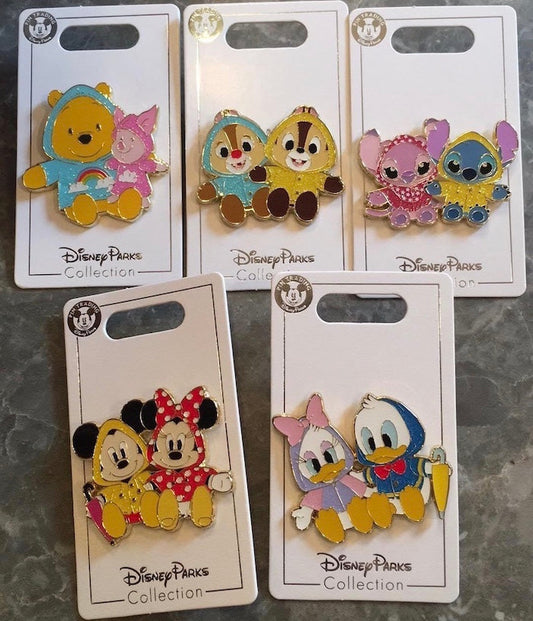 Raincoat Shanghai Disneyland Pins