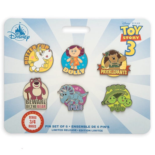 Toy Story Disney Store 2019 Pin Set Series #3