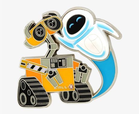 WALL-E & EVE BoxLunch Disney Pin