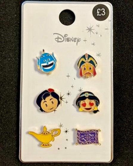 Aladdin Primark Disney Pin Set