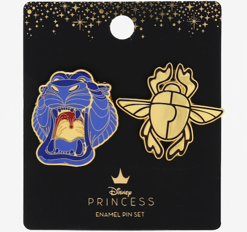 Cave of Wonders Scarab BoxLunch Disney Pin Set