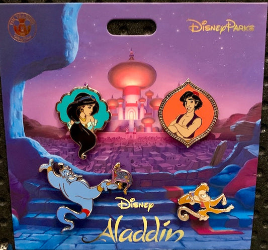 Disney Aladdin Booster Pin Set