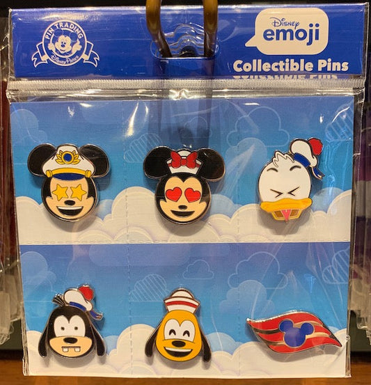 Disney Cruise Line Emoji Pin Set