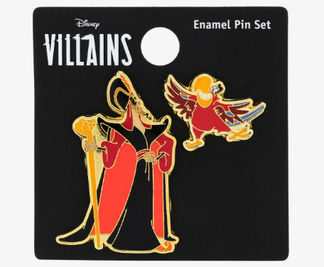 Jafar and Iago BoxLunch Disney Pin Set