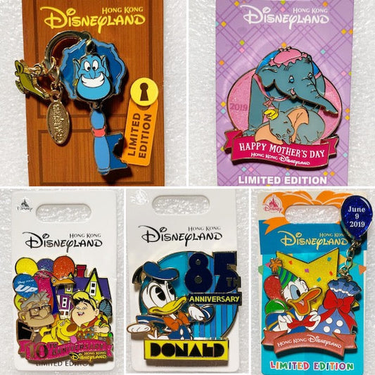 May 2019 HKDL Limited Edition Pin Releases