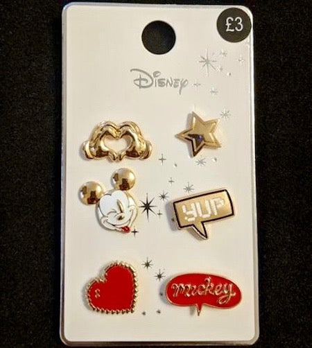 Mickey Mouse Primark Disney Pin Set