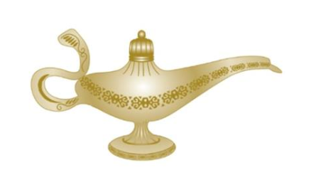 Surprise Genie Lamp Pin