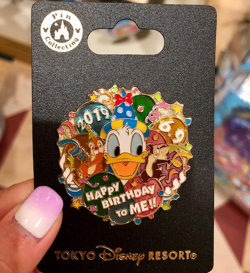 Tokyo Disney Resort Donald Duck 2019 Birthday Pin