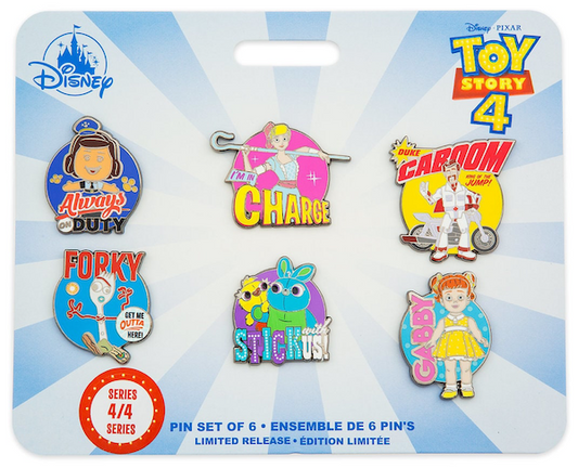 Toy Story Disney Store 2019 Pin Set Series #4