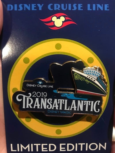 Transatlantic 2019 Disney Cruise Line Pin