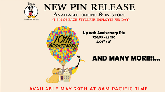 UP 10th Anniversary Disney Employee Center Pin