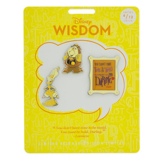 Beauty and the Beast Disney Wisdom Pin Set