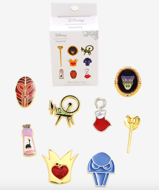 Disney Villains BoxLunch Mystery Pin Collection