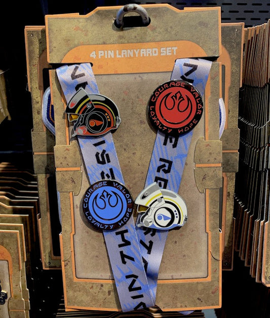 Resistance Star Wars Galaxy's Edge Pin Trading Starter Set