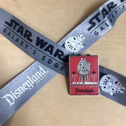 Star Wars Galaxy's Edge Disney Travel Company Pin & Lanyard