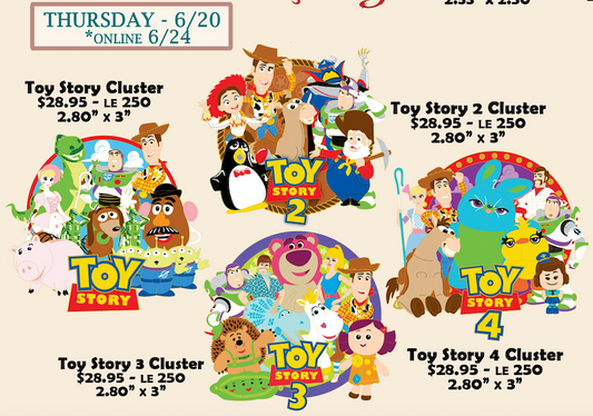 Toy Story Disney Employee Center Pins