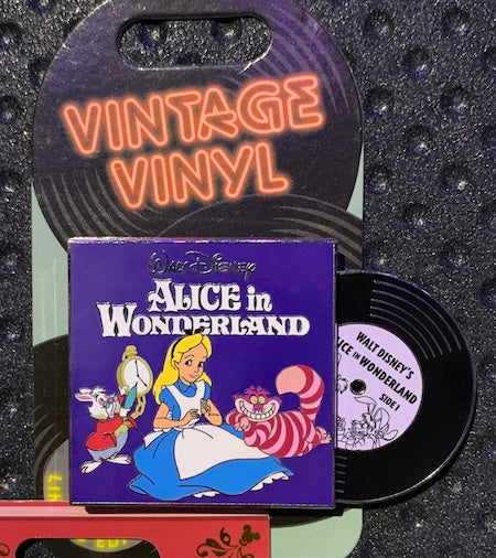 Alice in Wonderland Vintage Vinyl Pin
