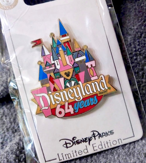 Disneyland 64 Years Cast Member Pin