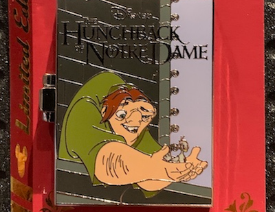 Hunchback Pop-Up Book Pin