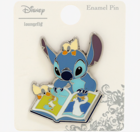 Stitch Book Ducklings BoxLunch Disney Pin