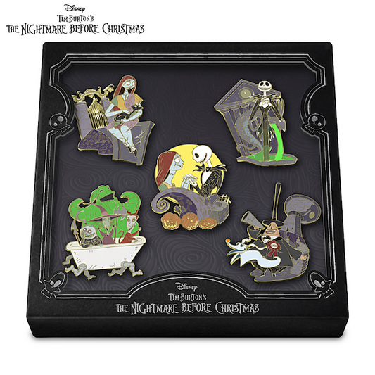 The Nightmare Before Christmas Bradford Exchange Pin Set