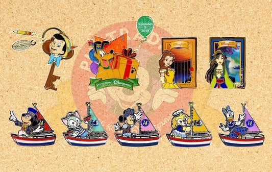 August 2019 HKDL Limited Edition Pin Releases