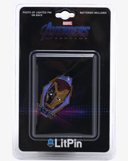 Avengers Endgame Iron Man Light-Up BoxLunch Pin