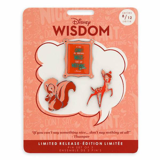 Bambi Disney Wisdom Pin Set
