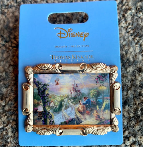 Beauty and the Beast Thomas Kinkade Disney Pin